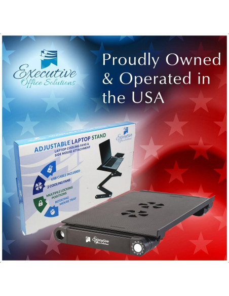 Escritorio Portátil Ajustable de Aluminio Oficina Ejecutiva