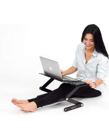 Escritorio Portátil Ajustable de Aluminio Oficina Ejecutiva