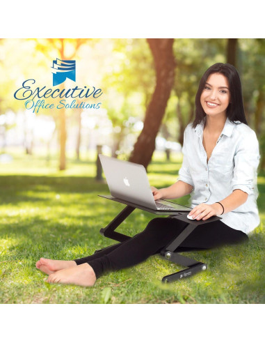 Escritorio Portátil Ajustable de Aluminio Oficina Ejecutiva