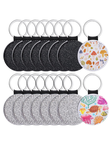 16 Llavero de Cuero para Sublimación Framendino 5.08 cm