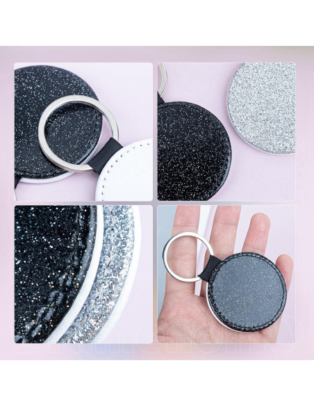 16 Llavero de Cuero para Sublimación Framendino 5.08 cm