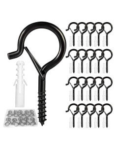 Ganchos Q para Colgar Luces Cyrico - Paquete de 20 Unidades