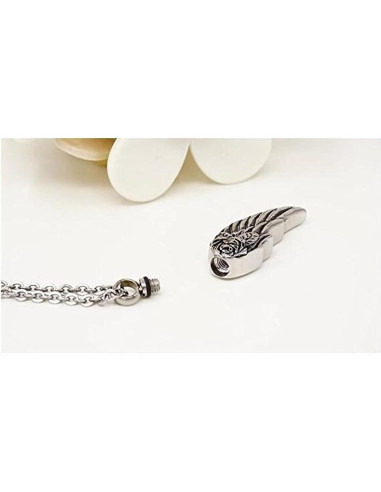 Collar de Urna de Cremación YQSLIN Alas de Ángel para Mujeres