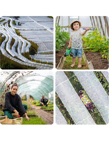 Malla de Barrera para Insectos Alpurple 6.1x3.0m Jardín