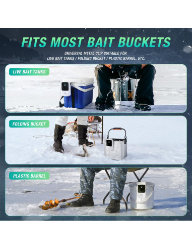 Aereador Recargable Ghosthorn 1800mAh para Acuario Silencioso