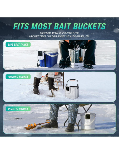 Aereador Recargable Ghosthorn 1800mAh para Acuario Silencioso