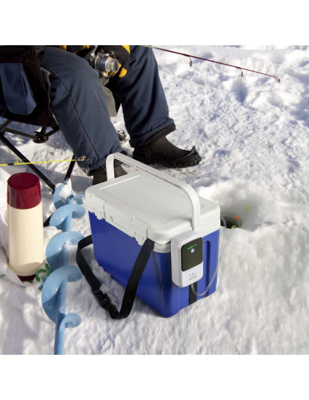 Aereador Recargable Ghosthorn 1800mAh para Acuario Silencioso