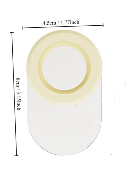 4 Piezas Elevadores de Asiento de Inodoro Hobbyme Multicolor