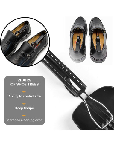 Bolsa de Lavado de Zapatos G4SHINE - Paquete de 2, Terciopelo