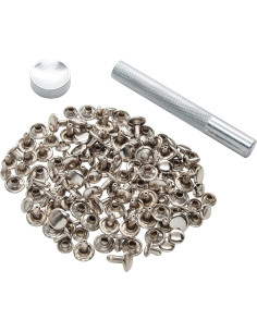 Kit de colocador de remaches Realeather Crafts 60 piezas 2
