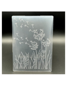 Plantilla de Embosado 3D A6 Plástico para Scrapbooking