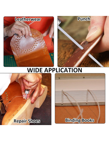 Conjunto de Herramientas de Punzón de Aguja Bewudy 3 Piezas