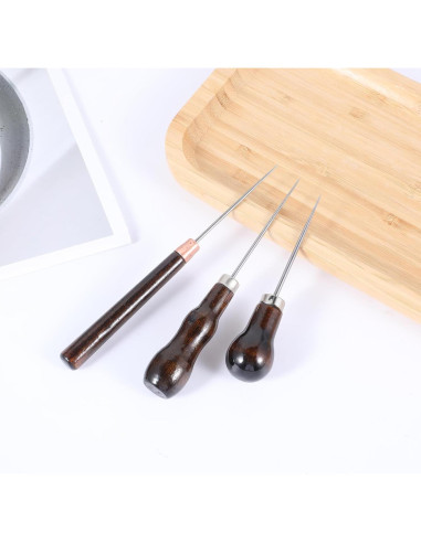 Conjunto de Herramientas de Punzón de Aguja Bewudy 3 Piezas