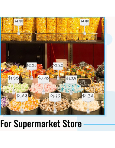 Soporte de Clip para Carteles de Pizarra DoubleFill - 30 Unidades