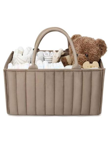 Organizador de Pañales Caddy Baby - Marrón - 25.4x38.1x17.8 cm Organizador de Pañales Caddy Baby - Marrón - 25.4x38.1x17.8 cm