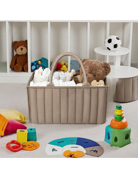 Organizador de Pañales Caddy Baby - Marrón - 25.4x38.1x17.8 cm Organizador de Pañales Caddy Baby - Marrón - 25.4x38.1x17.8 cm