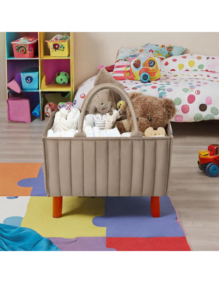 Organizador de Pañales Caddy Baby - Marrón - 25.4x38.1x17.8 cm Organizador de Pañales Caddy Baby - Marrón - 25.4x38.1x17.8 cm