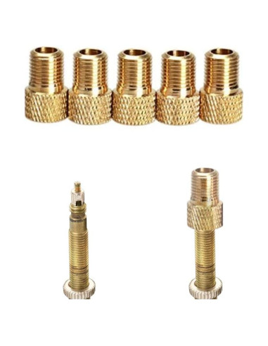 Adaptador de Válvula Presta a Schrader Juscycling - 5 Piezas