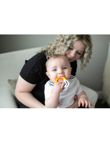 Babero Bandana Dr. Brown con Mordedor y Ajuste 3m+, 2 Pzs