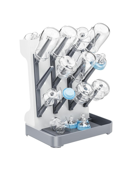Secador de Botellas para Bebés Dayacoco Gris - Organizador Vertical