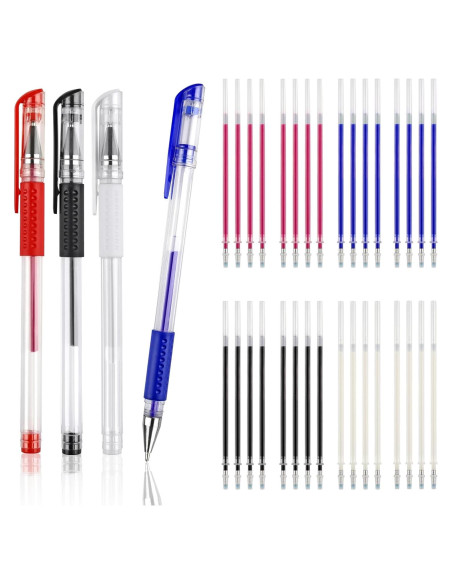 4 Bolígrafos Borrables por Calor COIDEA con 32 Recargas