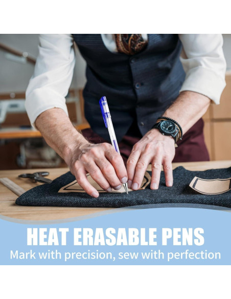 4 Bolígrafos Borrables por Calor COIDEA con 32 Recargas