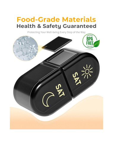 Organizador de Pastillas Semanal AM PM Pillex 7 Días 20.9x7.8cm