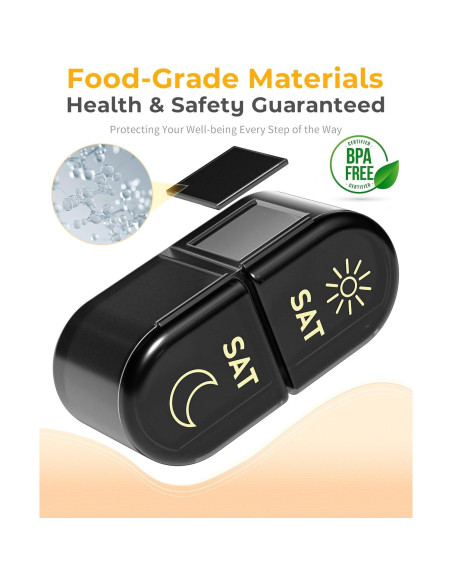 Organizador de Pastillas Semanal AM PM Pillex 7 Días 20.9x7.8cm Organizador de Pastillas Semanal AM PM Pillex 7 Días 20.9x7.8cm