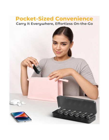 Organizador de Pastillas Semanal AM PM Pillex 7 Días 20.9x7.8cm Organizador de Pastillas Semanal AM PM Pillex 7 Días 20.9x7.8cm