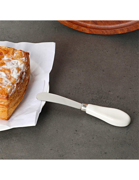 Juego de 2 cuchillos para mantequilla ONTUBE, acero inoxidable 15 cm
