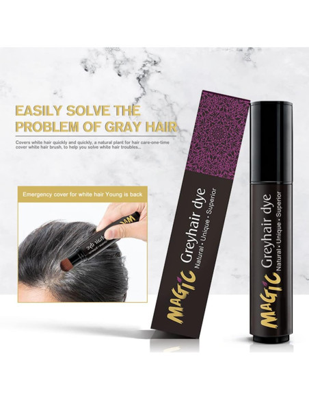 Lápiz Tinte Semipermanente Gowwim para Raíces - Negro Lápiz Tinte Semipermanente Gowwim para Raíces - Negro