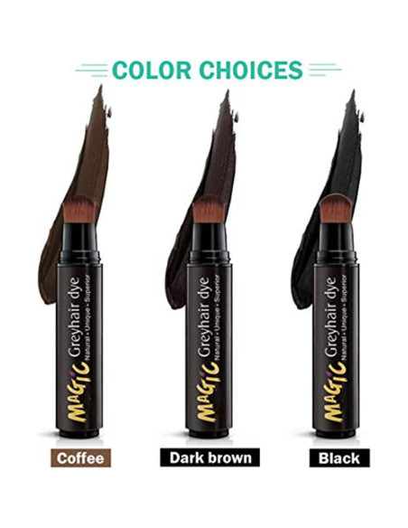 Lápiz Tinte Semipermanente Gowwim para Raíces - Negro Lápiz Tinte Semipermanente Gowwim para Raíces - Negro