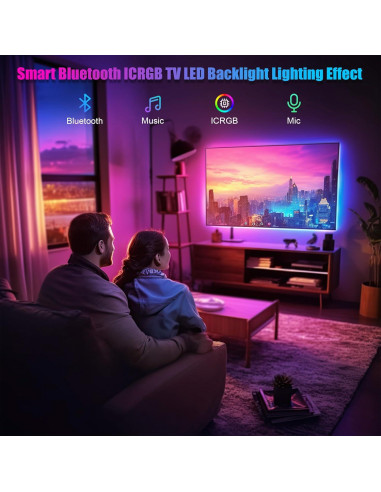 Luces LED ICRGB PANGTON VILLA 10FT para TV 40-60"