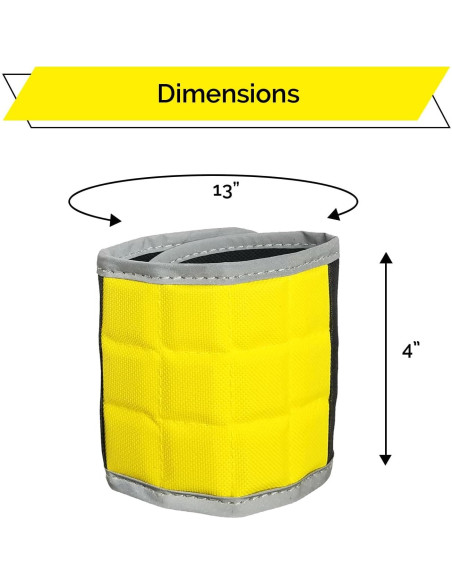 Banda Magnética BYKES Extra Grande para Tornillos y Herramientas