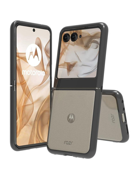 Funda Cristal Transparente para Motorola Razr 2024 - TPU y PC Funda Cristal Transparente para Motorola Razr 2024 - TPU y PC