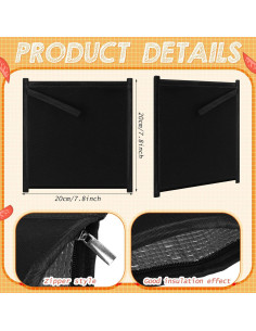 Set de 4 Bolsas de Sándwich Reutilizables Reallnaive 20x20cm 2