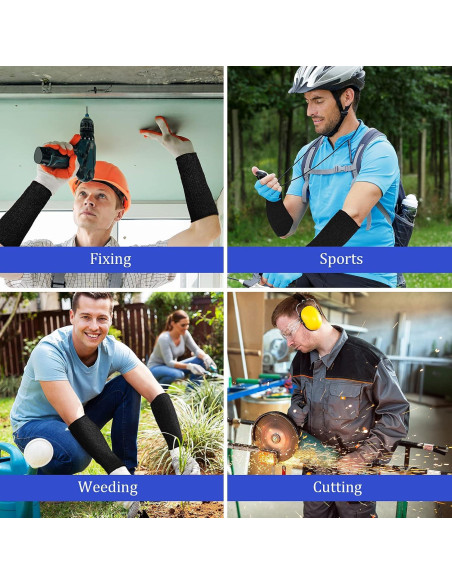 3 Pares de Mangas Protectores de Brazo Sintege 20 cm Nivel 5