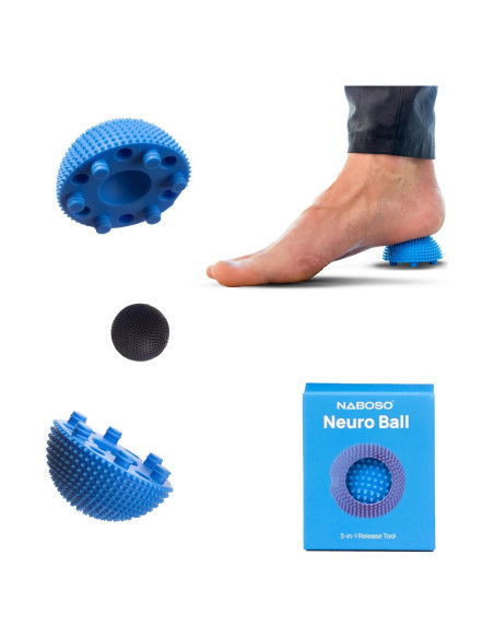 Bola de Masaje Texturizada Naboso Neuro Ball 10.8cm Alivio Fascitis