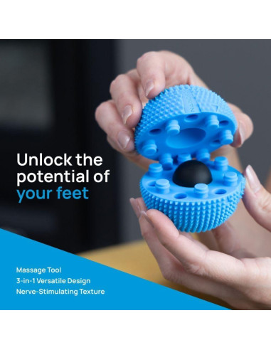 Bola de Masaje Texturizada Naboso Neuro Ball 10.8cm Alivio Fascitis