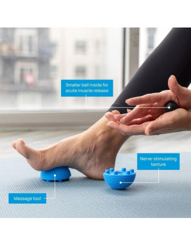 Bola de Masaje Texturizada Naboso Neuro Ball 10.8cm Alivio Fascitis