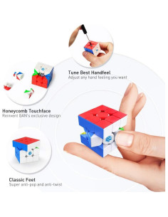 Cubo Llavero GAN 330 Mini 3x3 Sin Pegatinas 3.05 cm 2