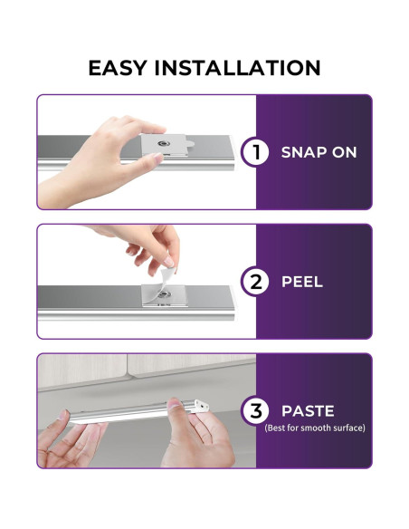 Luces Bajo Gabinete HONGKONG YEEZEN 3 Colores 1500mAh LED Luces Bajo Gabinete HONGKONG YEEZEN 3 Colores 1500mAh LED