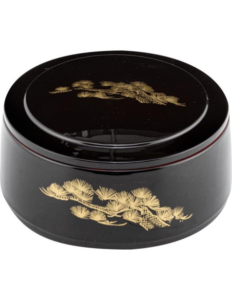 Caja Bento Restaurantware 25 Onzas Redonda Negra a Prueba de Grasa