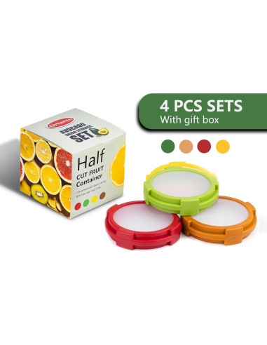 Contenedor de Almacenamiento de Frutas y Verduras Ortarco 4Pcs