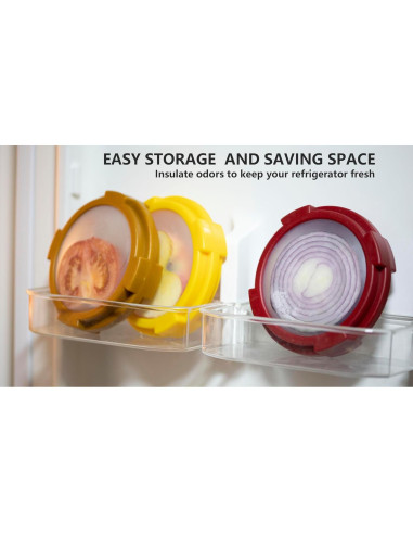 Contenedor de Almacenamiento de Frutas y Verduras Ortarco 4Pcs