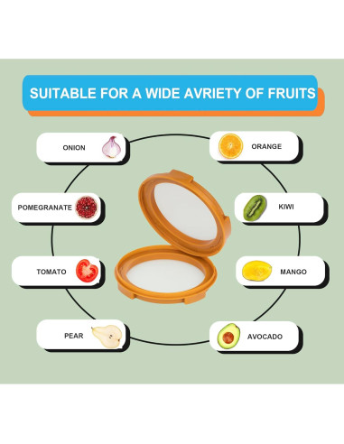 Contenedor de Almacenamiento de Frutas y Verduras Ortarco 4Pcs