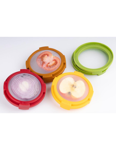 Contenedor de Almacenamiento de Frutas y Verduras Ortarco 4Pcs