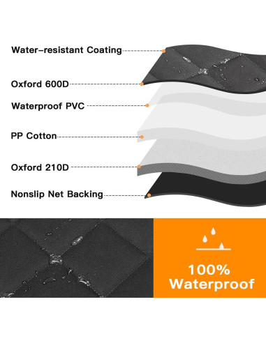 Funda de Asiento para Perros Kytely XL 100% Impermeable