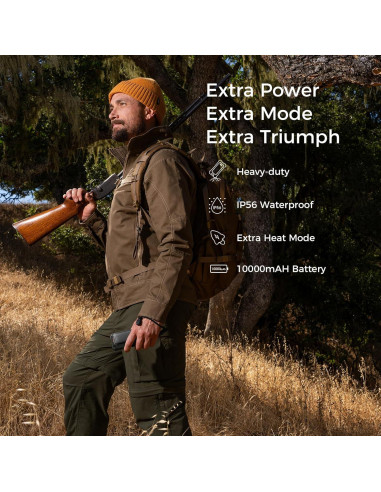 Calentador de Manos OCOOPA UT3201-BK 10000mAh Impermeable