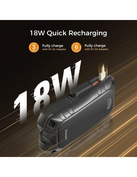 Calentador de Manos OCOOPA UT3201-BK 10000mAh Impermeable